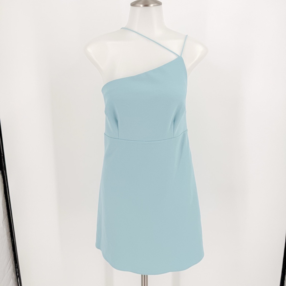Abercrombie & Fitch Women Strappy One Shoulder Mini Dress - Picture 3 of 8